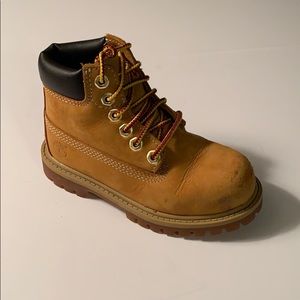 Timberland work boots kids size 9